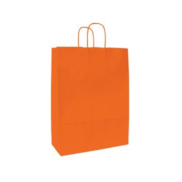 Papieren Draagtas Oranje A4 per stuk